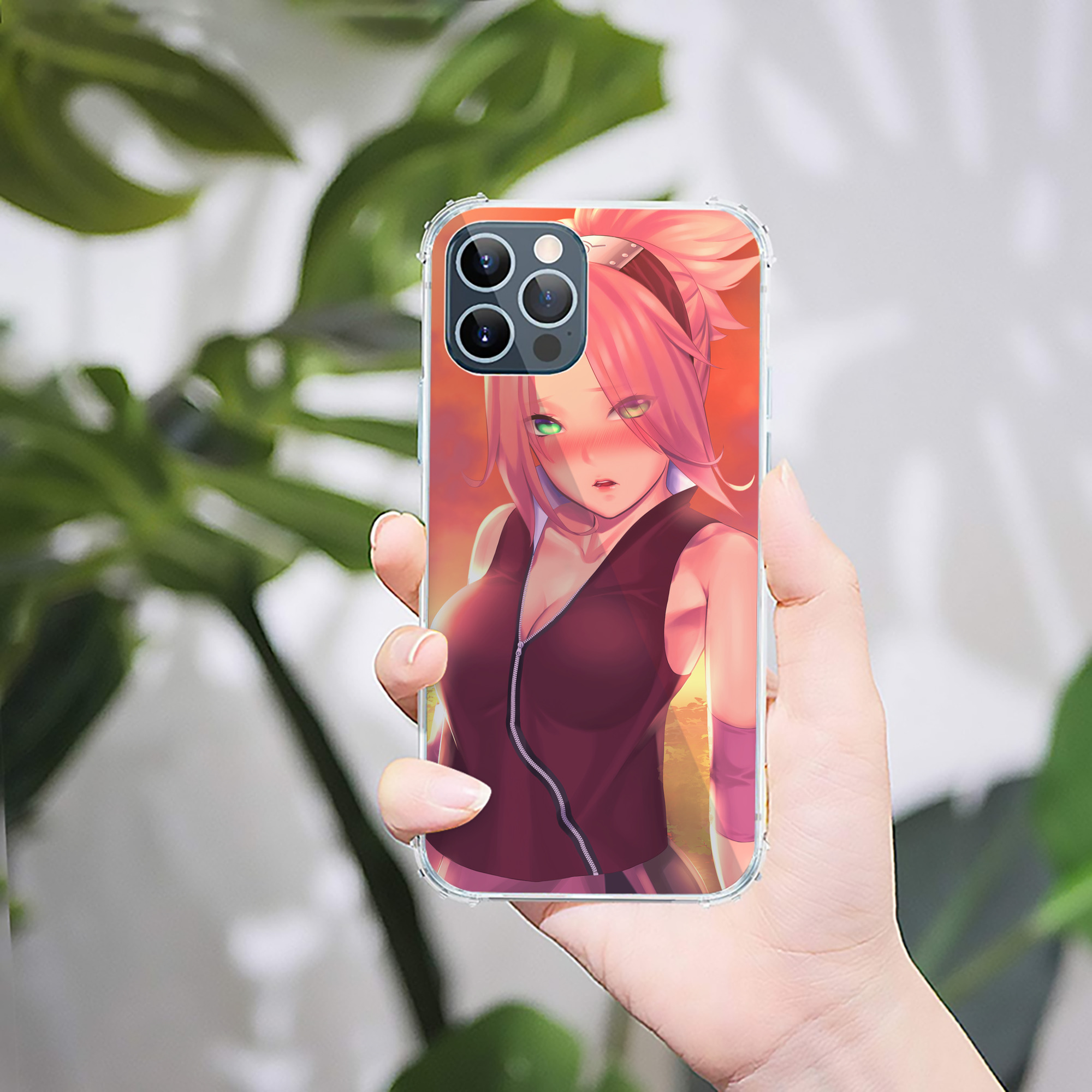 （画像用） NARUTO -ナルト- NARUTO -ナルト- 疾風伝 【iPhone 12シリーズ対応】透明スマホケース（クリアソフトケース）